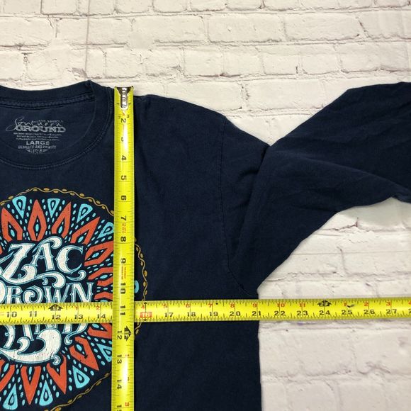 Zac Brown Band Black Out The Sun 2016 Tour T-Shirt Tee Adult Size Large B242 -22 - Picture 4 of 12